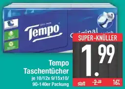 E-Center Tempo Taschentücher Angebot