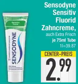 E-Center Sensodyne Sensitive Fluorid Zahncreme Angebot