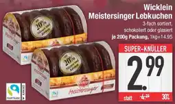 E-Center Wicklein Meistersinger Lebkuchen Angebot