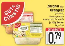 E-Center GUT & GÜNSTIG Zitronat oder Orangeat Angebot