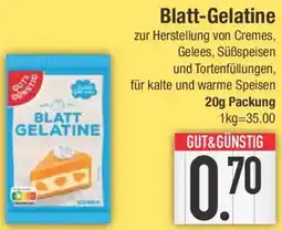 E-Center Blatt-Gelatine Angebot