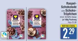 E-Center Raspel Schokolade oder Schoko Tröpfchen Angebot