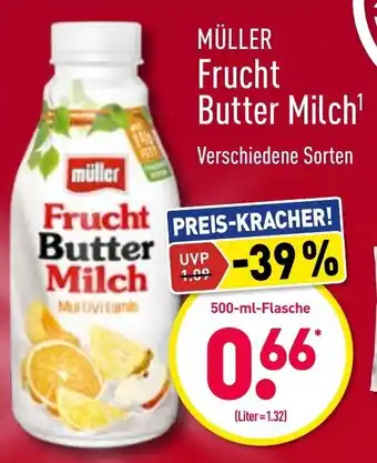 Aldi Nord Müller Frucht Butter Milch 500ml Angebot