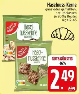 Edeka GUT&GÜNSTIG Haselnusskerne Angebot