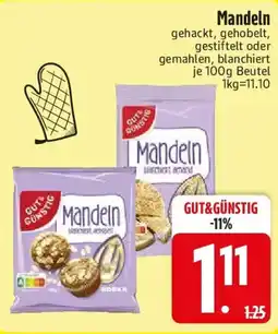 Edeka Gut&Günstig Mandeln Angebot