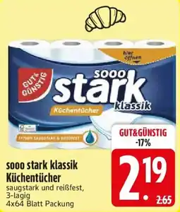 Edeka sooo stark klassik Küchentücher Angebot