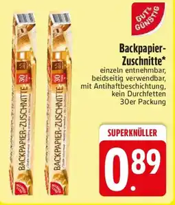 Edeka Backpapier-Zuschnitte Angebot