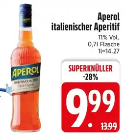 Edeka Aperol italienischer Aperitif Angebot
