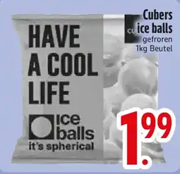 Edeka Cubers ice balls Angebot