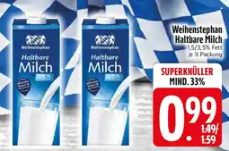 Edeka Weihenstephan Haltbare Milch Angebot
