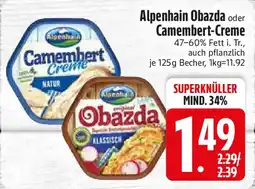 Edeka Alpenhain Obazda Angebot
