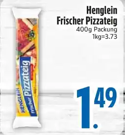 Edeka Henglein Frischer Pizzateig Angebot