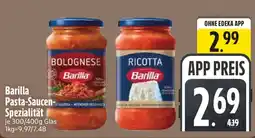 Edeka Barilla Pasta-Saucen-Spezialität Angebot