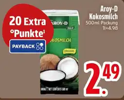 Edeka Aroy-D Kokosmilch Angebot