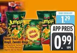 Edeka funny-frisch Ringli, Zwiebli-Ringe Angebot