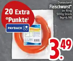 Edeka Donauland Fleischwurst* Angebot