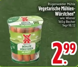 Edeka Rügenwalder Mühle Vegetarische Mühlen-Würstchen* Angebot