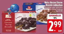 Edeka Weiss Herzen Sterne Brezeln Angebot