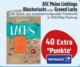 Edeka ASC Meine Lieblinge Räucherlachs oder Graved Lachs Angebot