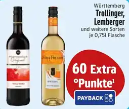 Edeka Württemberg Trollinger, Lemberger Angebot