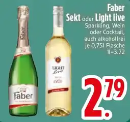 Edeka Faber Sekt oder Light live Angebot