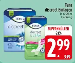 Edeka Tena discreet Einlagen Angebot