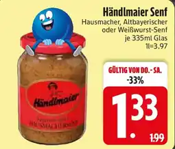 Edeka Händlmaier Senf Angebot