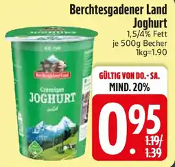 Edeka Berchtesgadener Land Joghurt Angebot