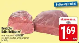 Edeka Deutscher Kalbs-Rollbraten Angebot