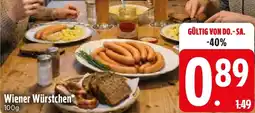 Edeka Wiener Würstchen* Angebot