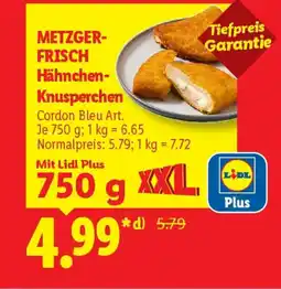 Lidl METZGER-FRISCH Hähnchen-Knusperchen Angebot