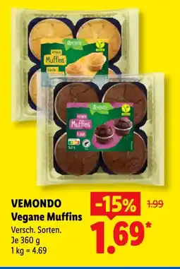 Lidl VEMONDO Vegane Muffins Angebot