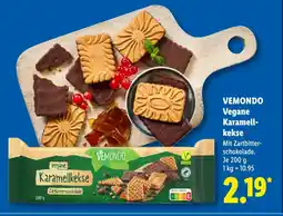 Lidl VEMONDO Vegane Karamellkekse Angebot