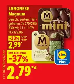 Lidl LANGNESE Magnum Angebot