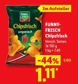 Lidl FUNNY-FRISCH Chipsfrisch ungarisch Angebot