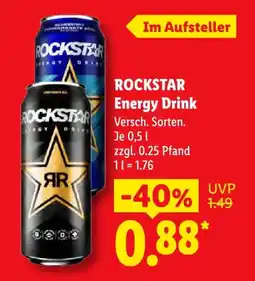 Lidl ROCKSTAR Energy Drink Angebot