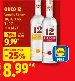 Lidl OUZO 12 Angebot
