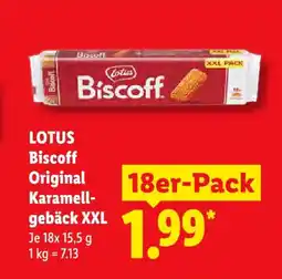 Lidl LOTUS Biscoff Original Karamell-gebäck Angebot