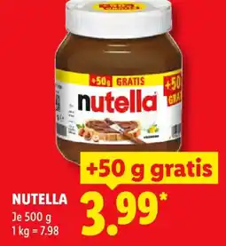 Lidl Nutella Angebot