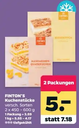 Netto FINTON'S Kuchenstücke Angebot