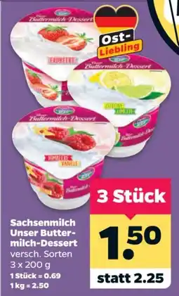 Netto Sachsenmilch Unser Buttermilch-Dessert Angebot