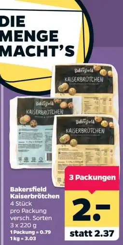 Netto Bakersfield Kaiserbrötchen Angebot