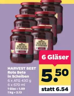 Netto HARVEST BEST Rote Bete in Scheiben Angebot
