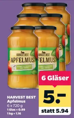 Netto HARVEST BEST Apfelmus Angebot