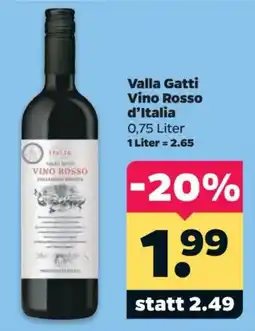 Netto Valla Gatti Vino Rosso Angebot