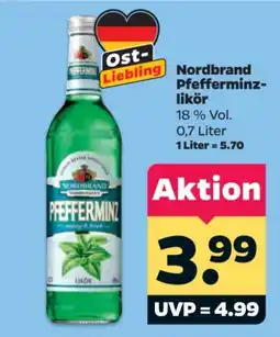 Netto Nordbrand Pfefferminz-likör Angebot