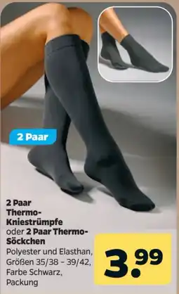 Netto Thermo-Kniestümpfe Angebot