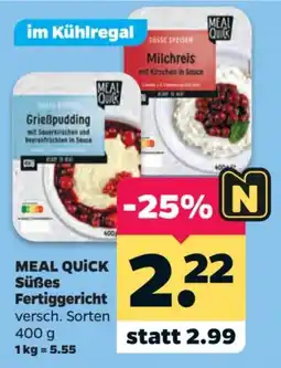 Netto MEAL QUICK Süßes Fertiggericht Angebot