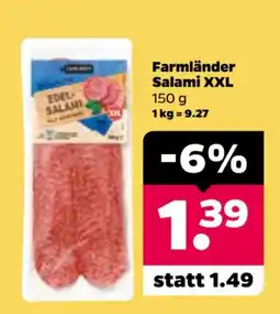 Netto Farmländer Salami XXL Angebot