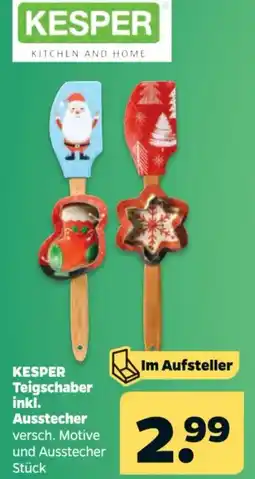 Netto KESPER Teigschaber inkl. Ausstecher Angebot
